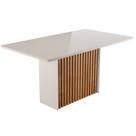 Mesa Jantar Largha 80,5cm X 90 Cm Vidro Cris Mesa Jantar Largha 80,5cm X 90 Cm Vidro Cris