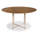 Mesa Jantar Limeira Aço Carbono Dourado