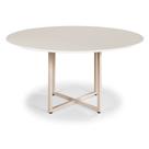 Mesa Jantar Limeira Aço Carbono Dourado