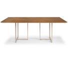 Mesa Jantar Macapá Aço Carbono Dourado