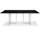 Mesa Jantar Macapá Aço Carbono Dourado