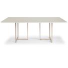 Mesa Jantar Macapá Aço Carbono Dourado