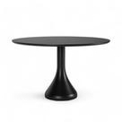 Mesa Jantar Maribela Redonda Cor Preto 120cm - 76768