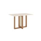 Mesa Jantar Natalí 1200mm Nature/Off White