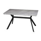 Mesa Jantar Nika Or Design Tampo Alba Marmorizado Grey