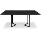 Mesa Jantar Niterói Aço Carbono Preto