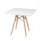 Mesa Jantar Quadrada Eiffel 80cm Branco Mdf Charles Eames Mesa Jantar Quadrada Eiffel 80cm Branco Mdf Charles Eames