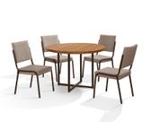 Mesa jantar redonda romana rubia 4cadeiras rainha raissa new Mesa jantar redonda romana rubia 4cadeiras rainha raissa new