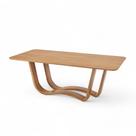 Mesa Jantar Salina Retangular Cor Champagne 180cm - 76797