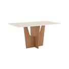 Mesa Jantar Vértice 1600mm Nature/Off White Mesa Jantar Vértice 1600mm Nature/Off White