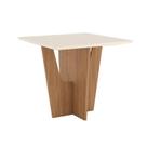 Mesa Jantar Vértice 900mm Nature/Off White