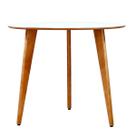 Mesa Julia Redonda De 70CM Na Cor Branca Mesa Julia Redonda De 70CM Na Cor Branca