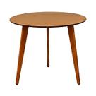 Mesa Julia Redonda De 70CM Na Cor Freijó