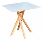 Mesa June Quadrada De 60CM Na Cor Branca