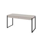 Mesa Kuadra Diretor 150x60x75cm C-02 Gavetas Branco Chess - Branco Chess -