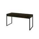 Mesa Kuadra Diretor 150x60x75cm C-02 Gavetas Carvalho Dark - Carvalho Dark -