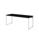 Mesa Kuadra Diretor 180x70x75cm Preto ônix - Est. Branca Preto ônix - Est. Branca