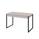 Mesa Kuadra Office 120x60x75cm C-02 Gavetas Branco Chess - Branco Chess -