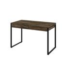 Mesa Kuadra Office 120x60x75cm C-02 Gavetas Carvalho Dark - Carvalho Dark -