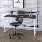 Mesa Kuadra Office 135X60X75cm Estrutura Branca