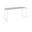 Mesa Kuadra Office 150x60x75cm Branco Chess - Branco Chess -