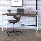 Mesa Kuadra Office 150X60X75cm Estrutura Branca