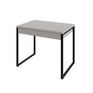 Mesa Kuadra Office 90x60x75cm C-02 Gavetas Branco Chess - Branco Chess -