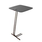 Mesa L50 Lateral Aproximação Sofá Grafitte Base Café