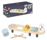 Mesa Lagarta Musical Infantil Em Madeira Brinquedo Educativo Infantil Janod