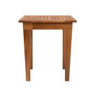 Mesa Lateral 50x35 Ripada Madeira Rustica Ofertamo Castanho