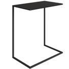 Mesa Lateral 67cm Estrutura Preta - Preta