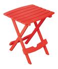Mesa lateral Adams Quik-Fold vermelha cereja 39x44x50 cm