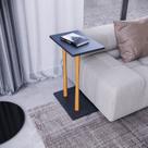 Mesa Lateral Alla 68cm 45cm X 30cm Preto