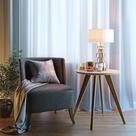 Mesa Lateral Ambiente Classic Redonda Off White - Imcal Mesa Lateral Ambiente Classic Redonda Off White - Imcal