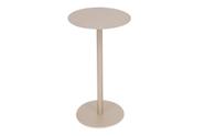 Mesa Lateral Apoio Redonda Estilo Industrial Wing Baixa