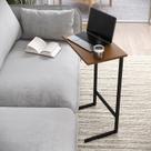 Mesa Lateral Apoio Suporte P/ Sofá Notebook Em Aço Compacta - Mesa Lateral Apoio Suporte P/ Sofá Notebook Em Aço Compacta -