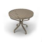 Mesa Lateral Canto Alumínio Ripado Piscina Varanda 63x63x58