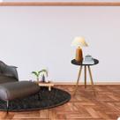Mesa Lateral Canto Redonda 70cm Apoio de Sofá Sala Decoração Quarto Escritório