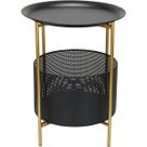 MESA LATERAL CANTO SALA HOME&CO COM CACHEPO METAL VASO DECORATIVO PLANTA 55x40x40cm PRETO MESA LATERAL CANTO SALA HOME&CO COM CACHEPO METAL VASO DECORATIVO PLANTA 55x40x40cm PRETO