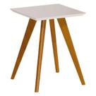 Mesa Lateral Classic Quadrada Off White - Imcal Mesa Lateral Classic Quadrada Off White - Imcal