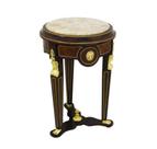Mesa Lateral Classica Egipcia Marchetado Bronze Luxo