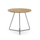 Mesa Lateral Danbi Tampo Cinamomo Base Chocolate Leve 45cm - 77251