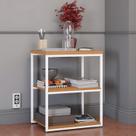 Mesa Lateral de Apoio Estilo Industrial 45cm LI004 Kappesberg Industrial