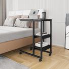Mesa Lateral de Apoio Industrial com Rodízio Fit Yescasa Preto Mesa Lateral de Apoio Industrial com Rodízio Fit Yescasa Preto