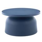 Mesa Lateral de Apoio Minimalista Solar Rivatti 67 cm (Largura) em Polipropileno Azul