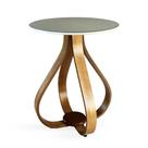 Mesa Lateral De Canto Pés Cebola 60x50cm Espelhada