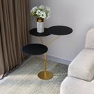 Mesa Lateral de Canto Trieste 65cm X 57cm X 57 Cm
