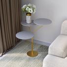Mesa Lateral de Canto Trieste 65cm X 57cm X 57 Cm