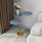 Mesa Lateral de Canto Trieste 65cm X 57cm X 57 Cm