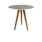 Mesa Lateral De Canto Tripé 50x50cm Espelhada